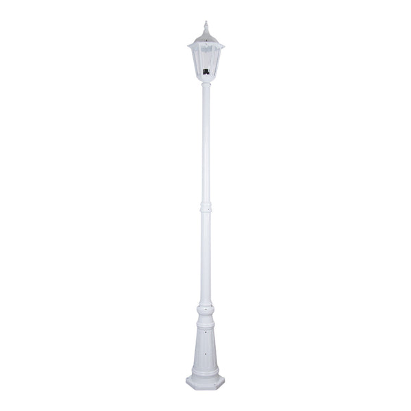 Chester Post 2 Lights H2420mm White Aluminium - 15025