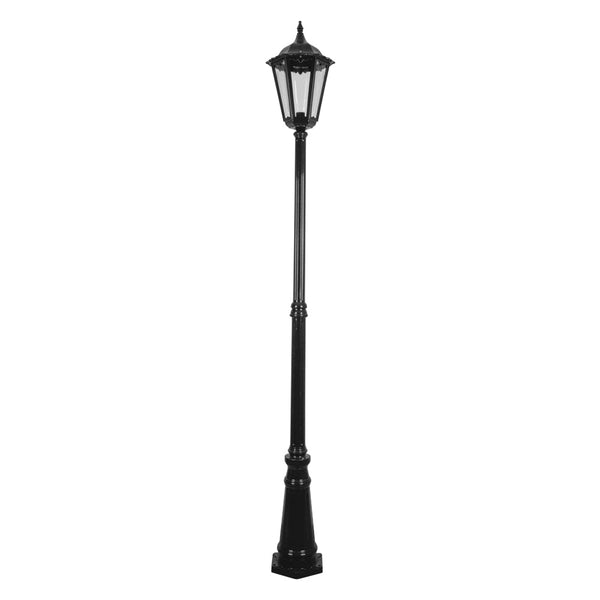 Chester Post Light H2400mm Black Aluminium - 15093