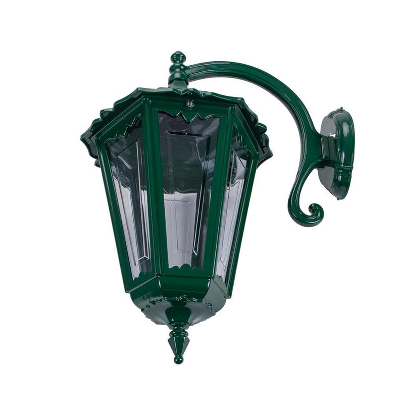 Chester Outdoor Wall Lantern Down Bracket H655mm Green Aluminium - 15106