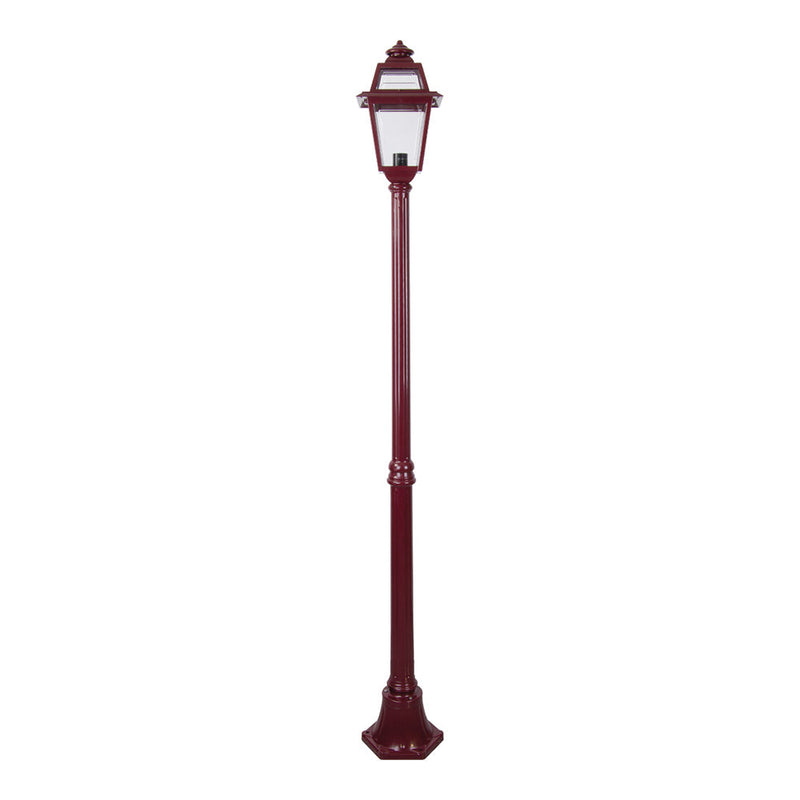 Avignon Post Light H1920mm Burgundy Aluminium - 15226