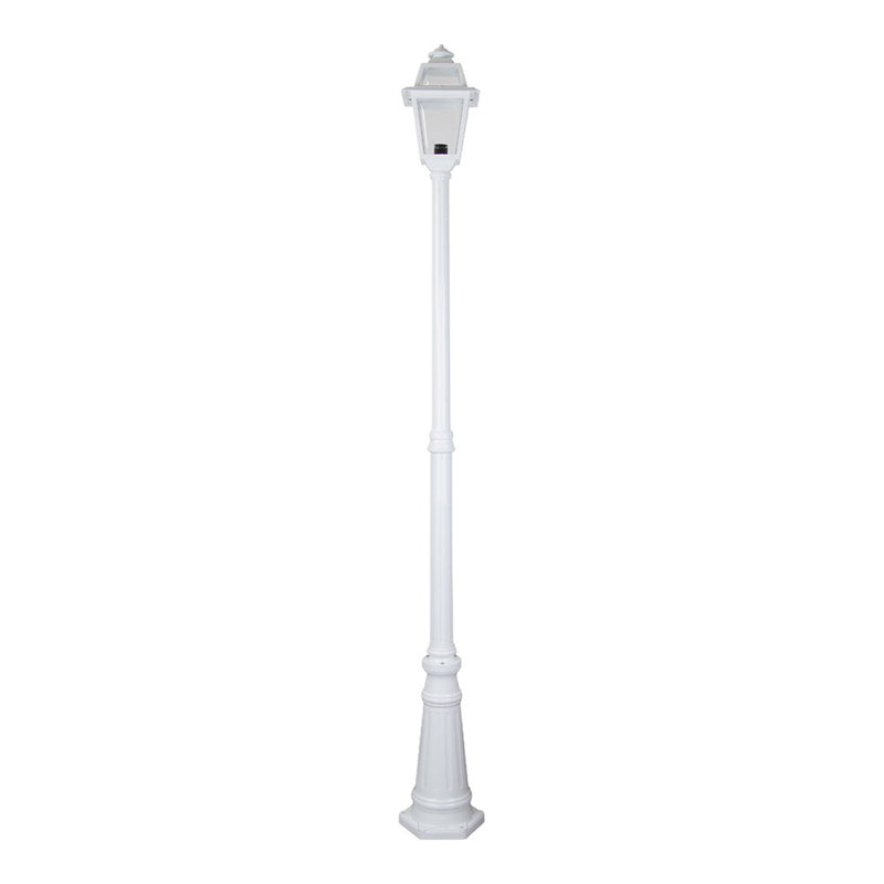 Avignon Post Light H2290mm White Aluminium - 15241