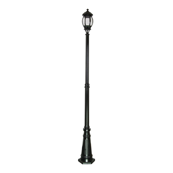 Vienna Post Light H2300mm Black Aluminium - 15927