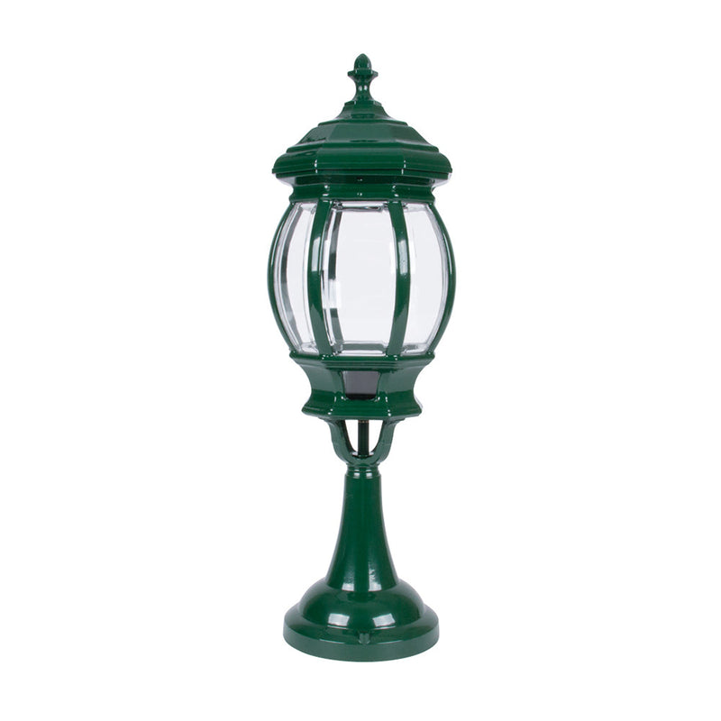 Vienna Pillar & Pedestal Light H630mm Green Aluminium - 16001