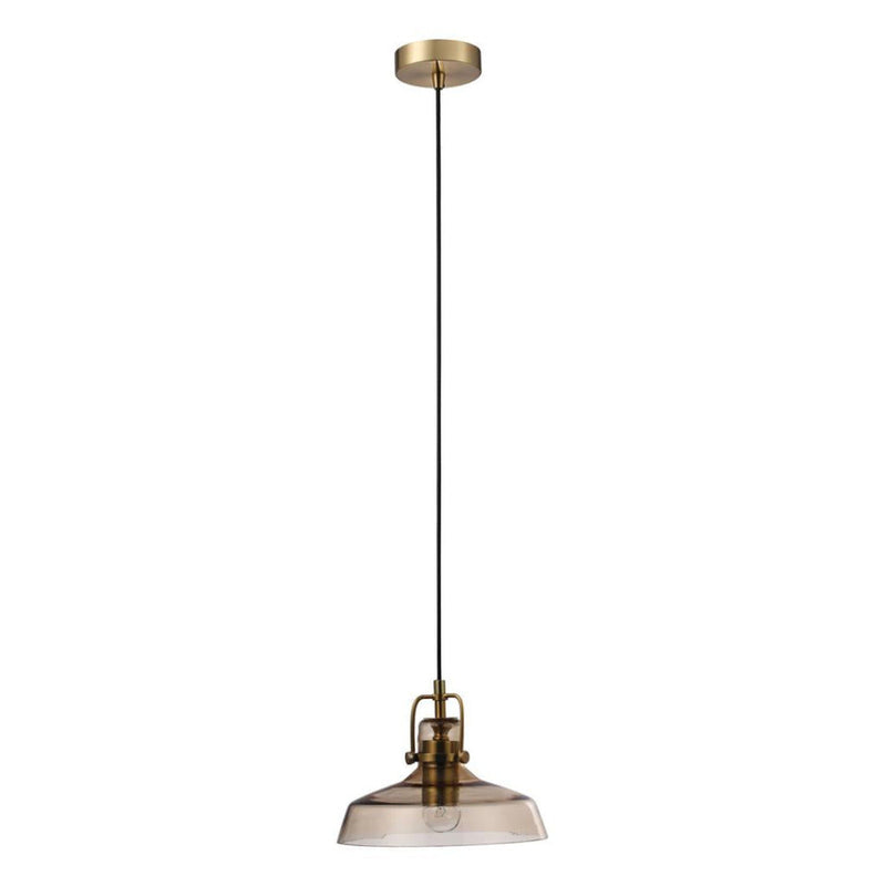 Hoist Pendant Light W240mm Amber Glass - 22733