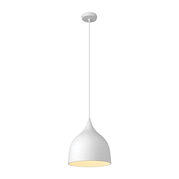 Jade Pendant Light W220mm White Metal - 31416