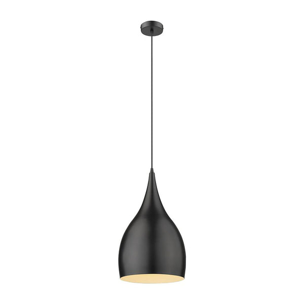 Jade Pendant Light W245mm Black Metal - 31420