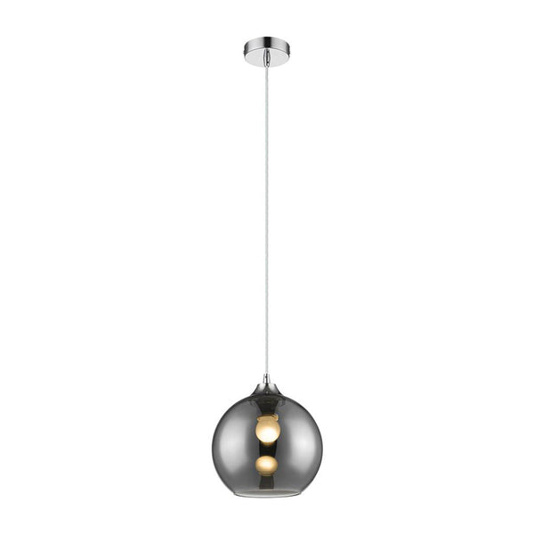 Jazz Pendant Light W200mm Chrome Glass - 31355