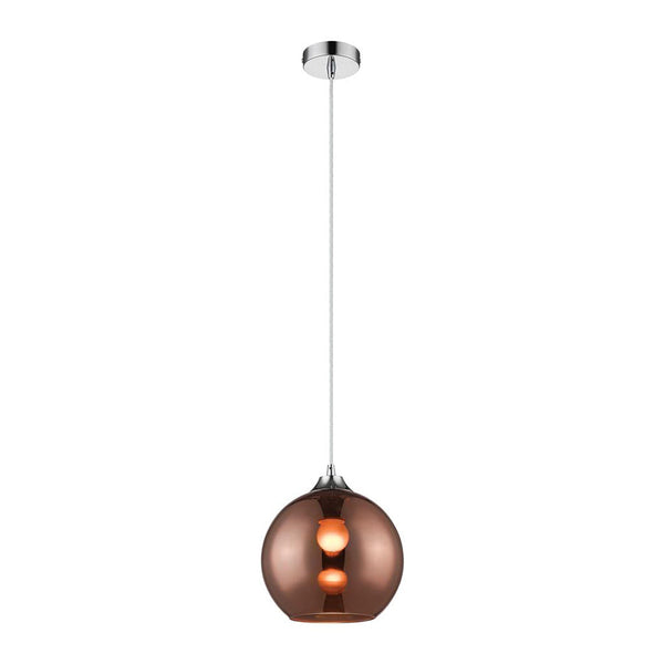 Jazz Pendant Light W200mm Copper Glass - 31356