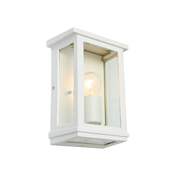 Madrid Exterior Wall Light White Small - MAD1ESMWHT