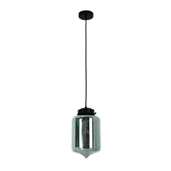 MASON 1 Light Pendant With Smoked Tipped Glass - MASON6