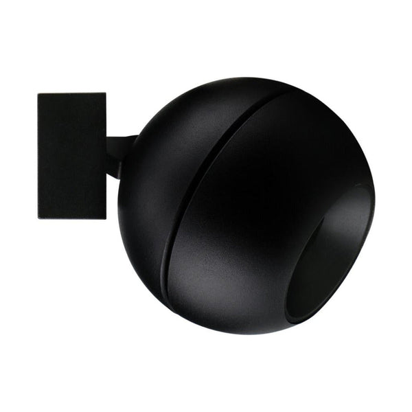 Moon Wall Sconce Spot Black 3CCT - 22824