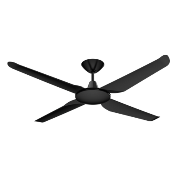 Motion DC Ceiling Fan 52" Black ABS Polymer Blades - 60040