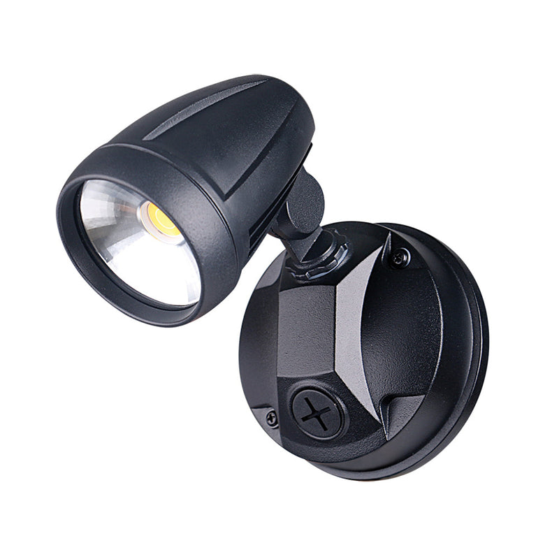 Muro Exterior Spotlight 15W Black Aluminium 3CCT - 25053