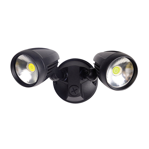 Muro Exterior Spot 2 lights 30W Black Aluminium 3CCT - 25059