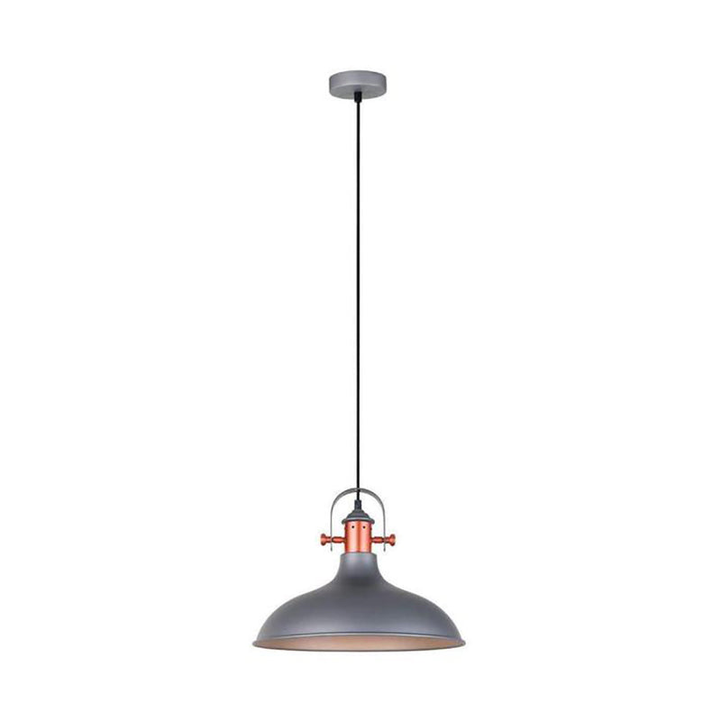 NARVIK Grey Dome With Copper Highlight 1 Light Pendant - NARVIK3