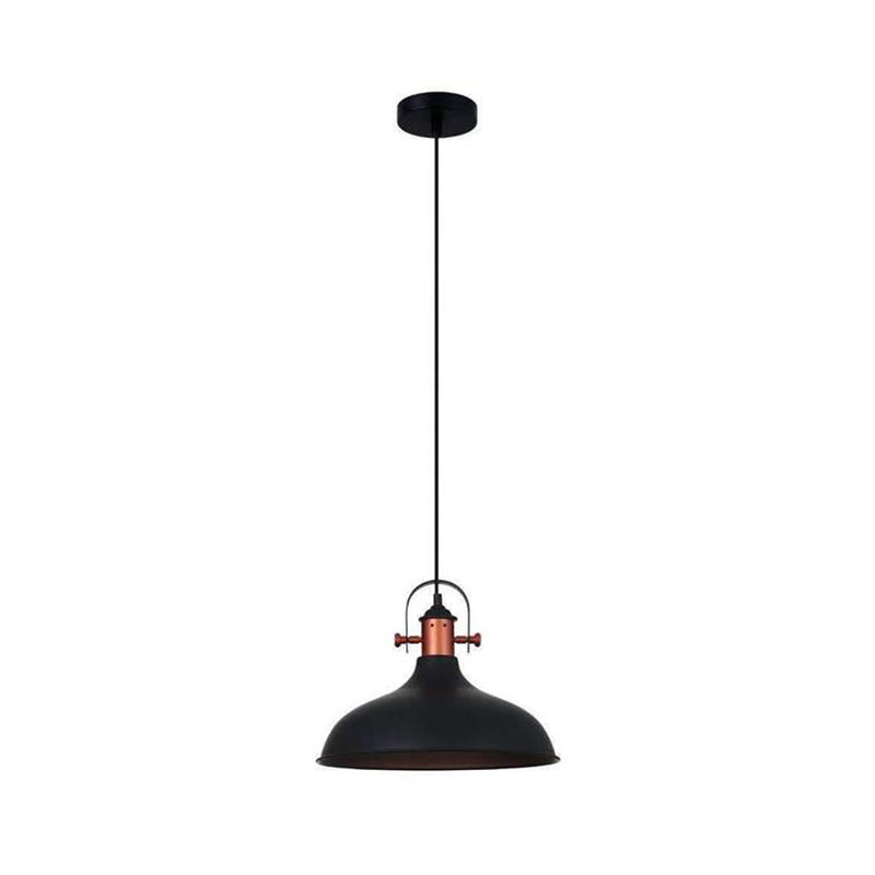 NARVIK Black Dome With Copper Highlight 1 Light Pendant - NARVIK2