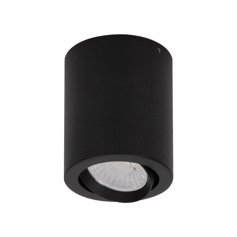 Neo Surface Mounted Tilt Downlight 10W Black Aluminium 5000K - 21121