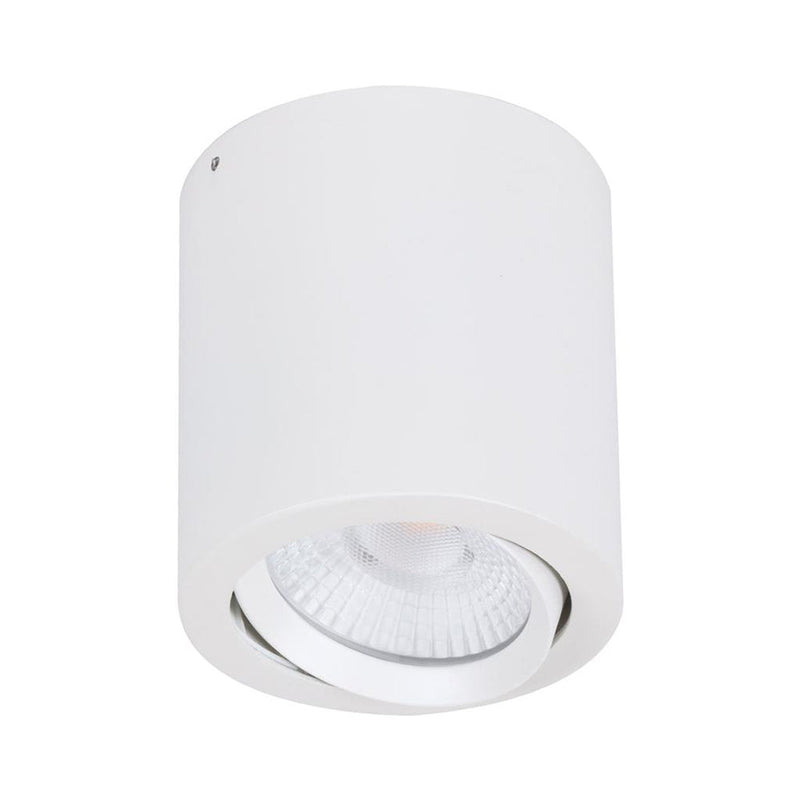 Neo Surface Mounted Tilt Downlight 20W White Aluminium 3000K - 21151