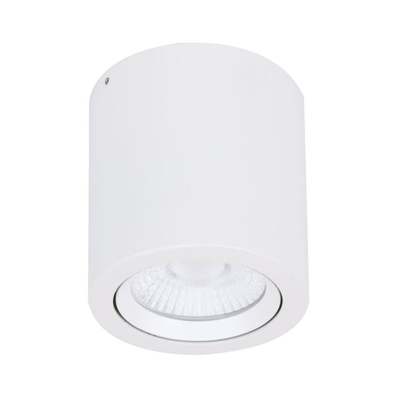 Neo Surface Mounted Tilt Downlight 20W White Aluminium 5000K - 21157