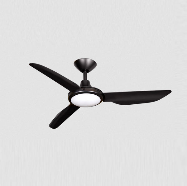 Polar V2 DC Ceiling Fan 56" Matt Black LED Light Matt Black - P3BL2586