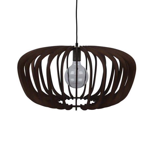 Rorin Pendant Light W600mm Brown Timber - 31011