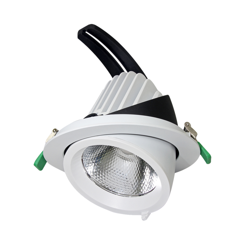 NEWMAN III S9525 Rotable Round Scoop Dimmable LED Shoplight White 15W 4000K - S9525/92CW/WH