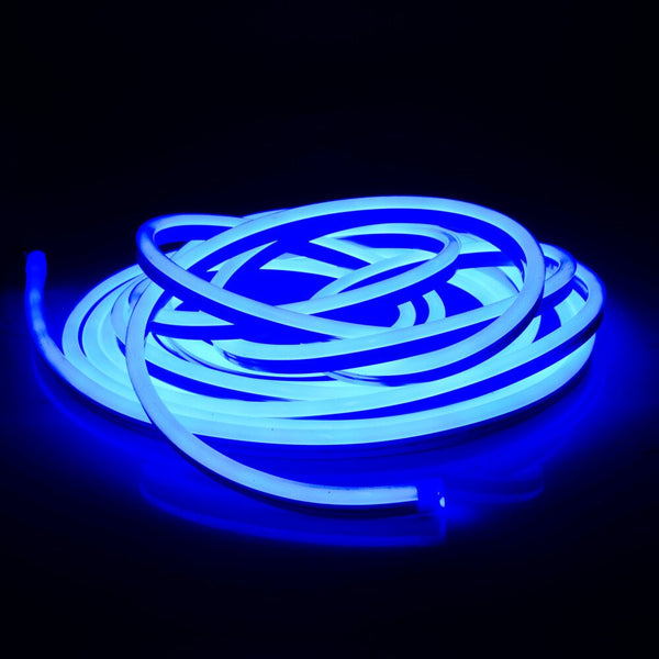 FLN2407 24V 7W Dimmable Flexible Neon Strip Light 1 Meter Blue IP66