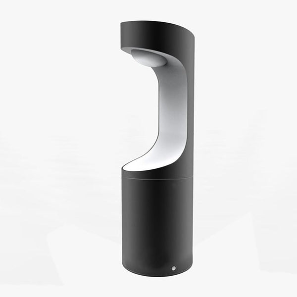 SETH Exterior LED Bollard Light Black 9W 3000K IP54 300mm - SETH2