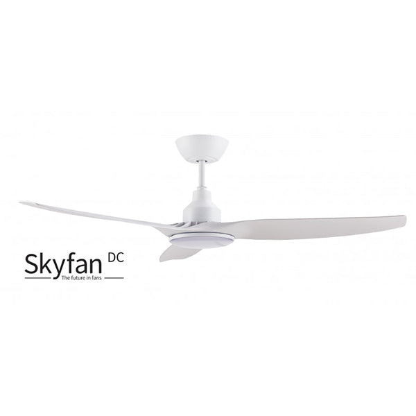 SKYFAN DC Ceiling Fan 52" Black with LED - SKY1303WH-L