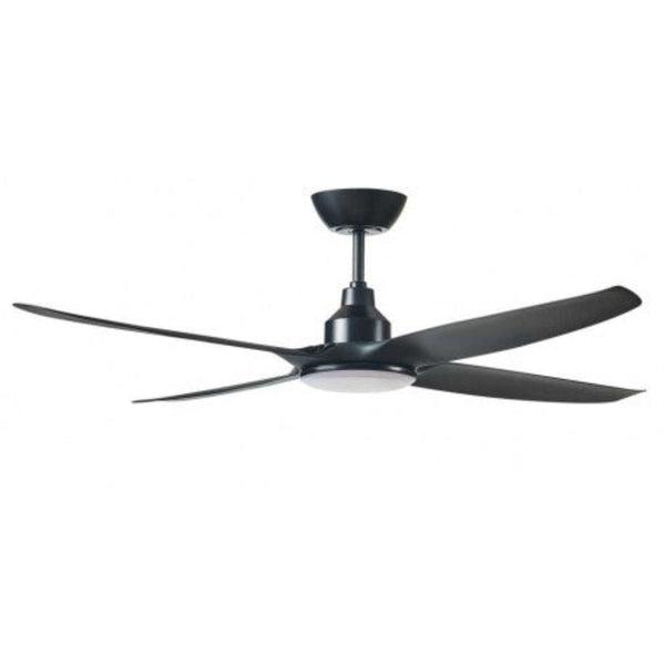 SKYFAN DC Ceiling Fan 56" Black with LED - SKY1404BL-L