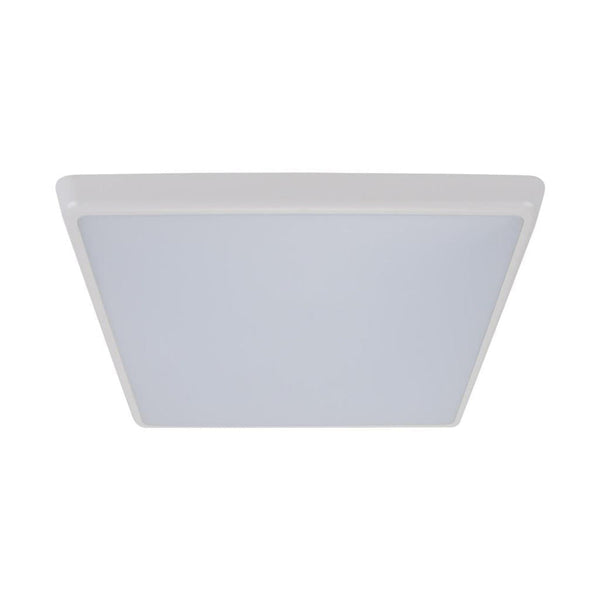 Solar Square LED Oyster Light W400mm White Polycarbonate 3CCT - 20945