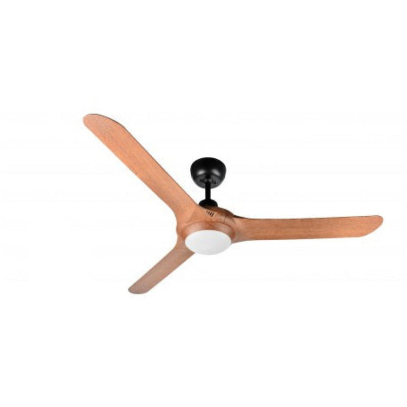 SPYDA AC Ceiling Fan 62" Teak with LED - SPY1573TK-L