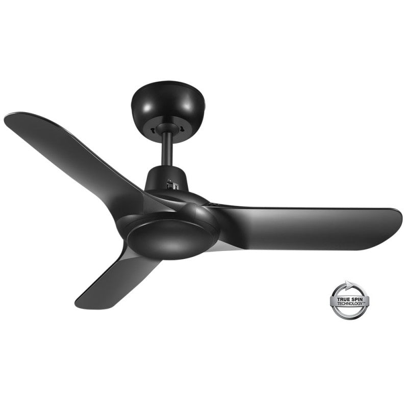 SPYDA AC Ceiling Fan 36" Black - SPY903NBL