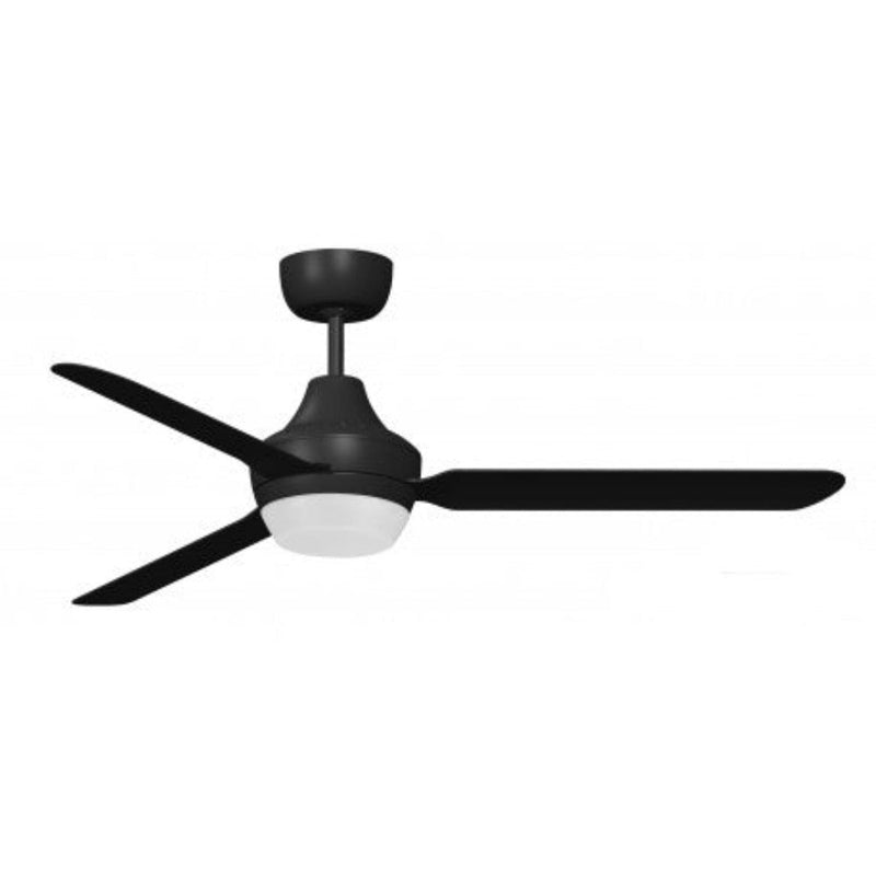 STANZA AC Ceiling Fan 56" Black with Light - STA1403BL-L