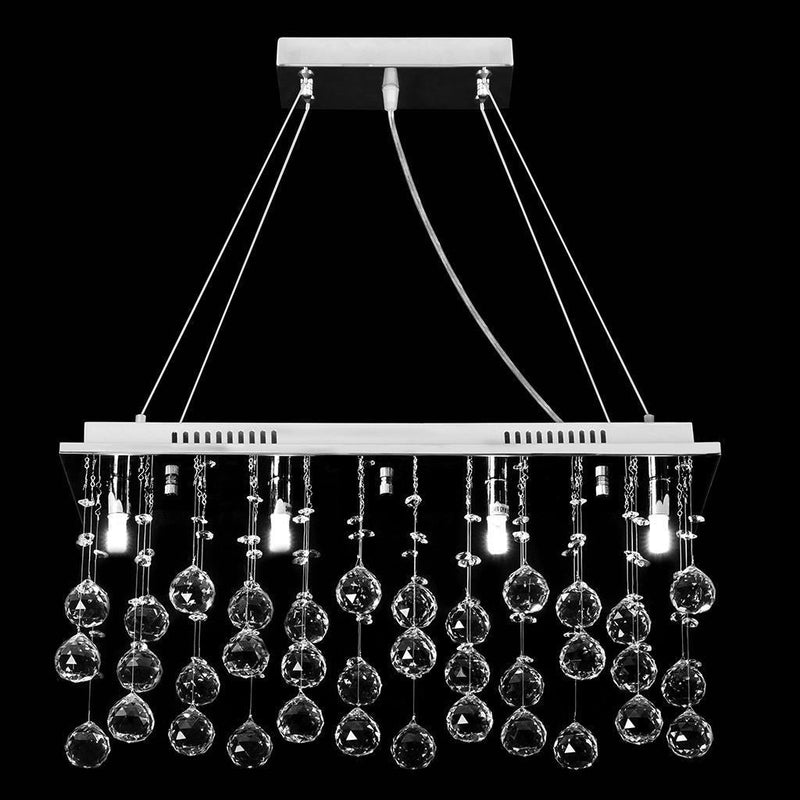 Starlight Ceiling Crystal 8 Lights W800mm Chrome 5000K - 35035