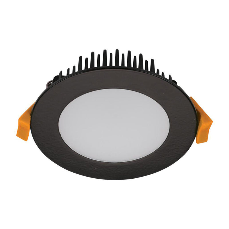 Tek Round Recessed Downlight 10W Black Aluminium 3CCT - 20620