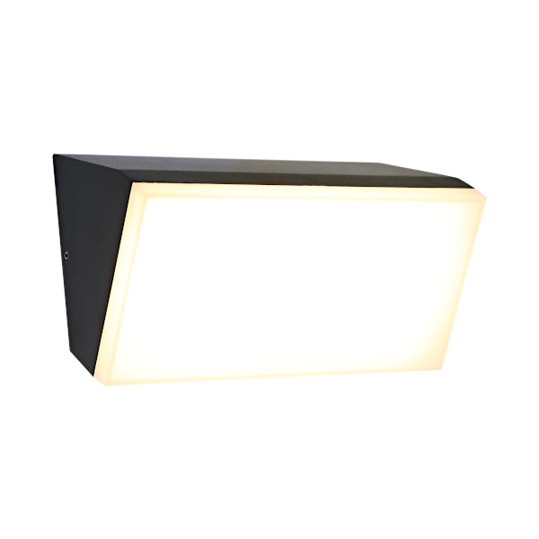 Tulsa Exterior Wall Light Black Metal TRI Colour - TULS1EBLK