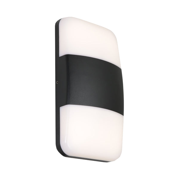 Umina 2 Light Tri Colour LED Exterior Wall Light Black - UMIN2EBLK