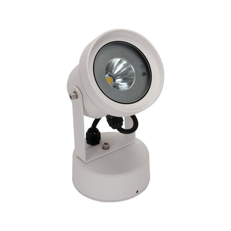 Vision Exterior Spotlight 9W White Aluminium 5000K - 19613