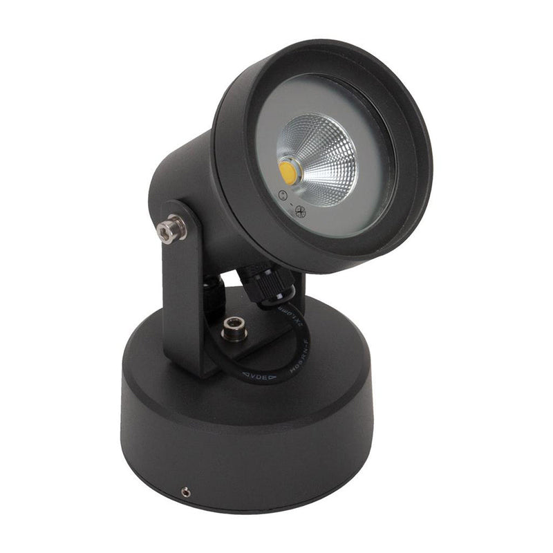 Vision Exterior Spotlight 9W Dark Grey Aluminium 5000K - 19521