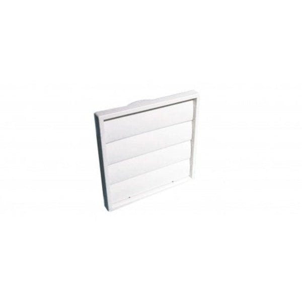 Standard Gravity Shutter Grille 100mm White - V100GL