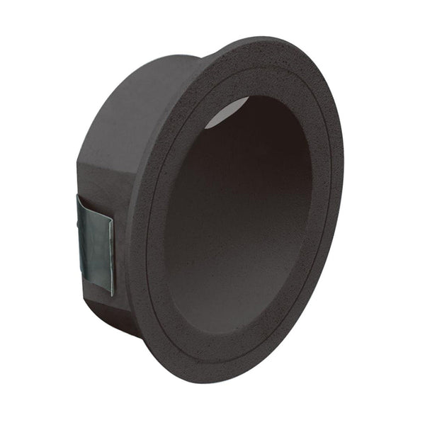 You Round Outdoor Step Light Black Aluminium 5000K - 19990