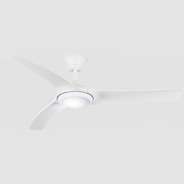 Aqua DC Ceiling Fan 52" White LED Light White - AIPL2667
