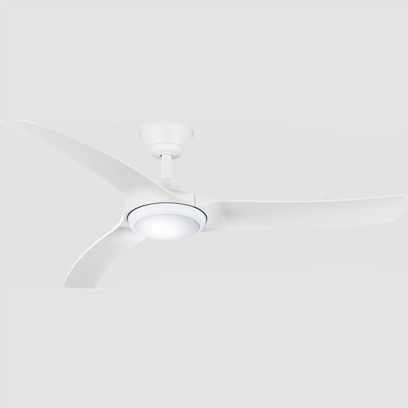 Aqua DC Ceiling Fan 52" White LED Light White - AIPL2667