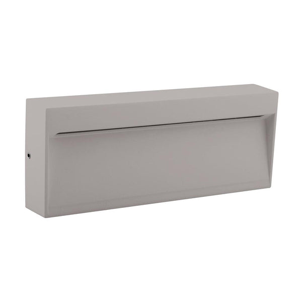 Zeke Rectangular Outdoor Step Light Silver Aluminium 3000K - 19712