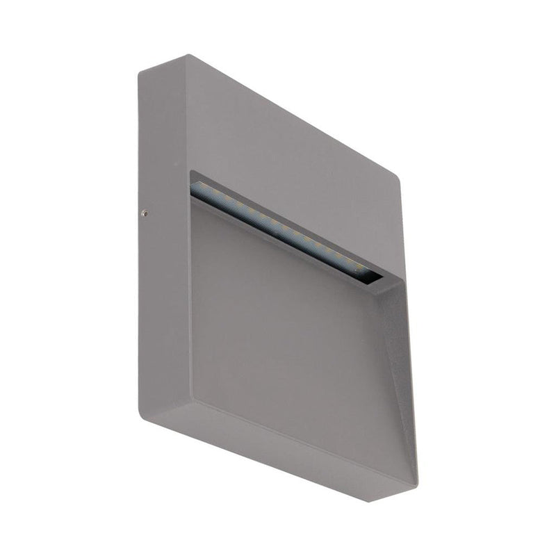 Zeke Square Outdoor Step Light 12V 9W Dark Grey Aluminium 3000K - 19874