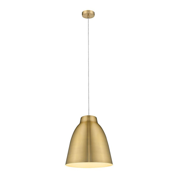 Zoey Pendant Light W400mm Brushed Brass Metal - 31379